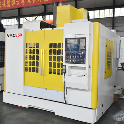 3 Achse vertikaler Prägecnc, der Mittelmaschinen-Verteiler VMC850 mit FNK-Prüfer verarbeitet
