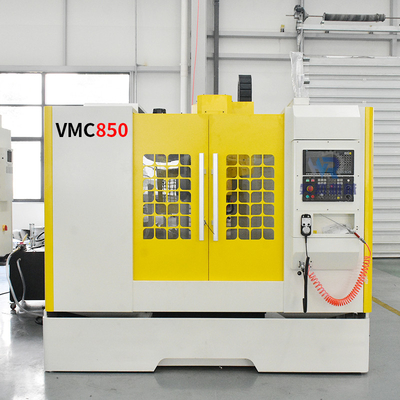 3 Achse vertikaler Prägecnc, der Mittelmaschinen-Verteiler VMC850 mit FNK-Prüfer verarbeitet