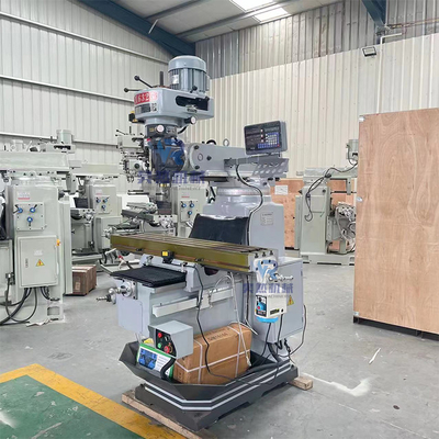 Kundenspezifischer vertikaler Fräsmaschine-Universaldrehkopf-Fräsmaschine Benchtop