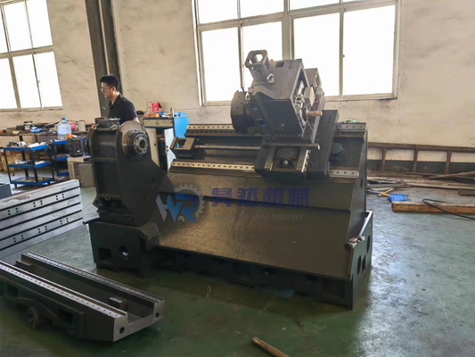 Hochpräzision Horizontales Schrägbett CNC-Drehmaschine TCK46P