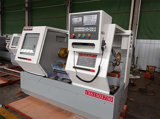 CK6150-750mm CNC Drehmaschine 220V Flachbett Drehmaschine