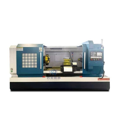 Qk1322 Doppel Chuck Horizontales Flachbett Automatische CNC-Rohr-Drehmaschine für Metall