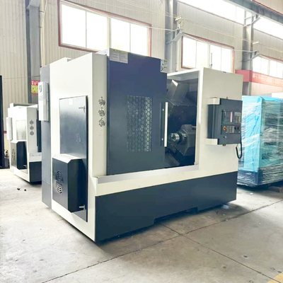 Doppelspindel-Schrägbett-Drehmaschine TCK56Y mit Gegenspindel-Antrieb CNC-Drehmaschine Drehen